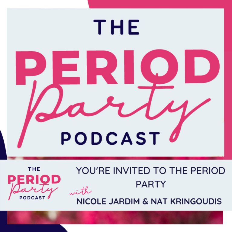 Pictured here is an invitation to join the Period Party.