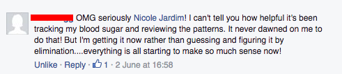 OMG seriously Nicole Jardim!  I can't tell you how helpful it's ben tracking my blood sugar and reviewing the patterns...