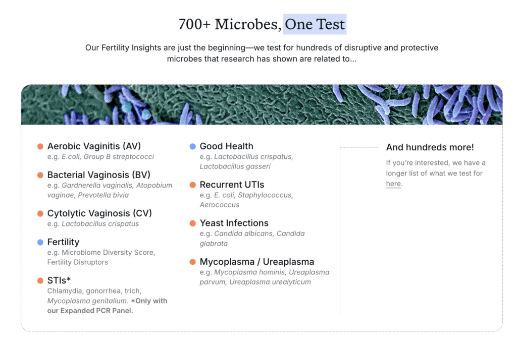 700+ Microbes